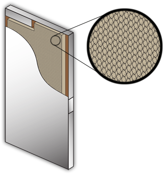 Hollow Metal Door Honeycomb Insulation